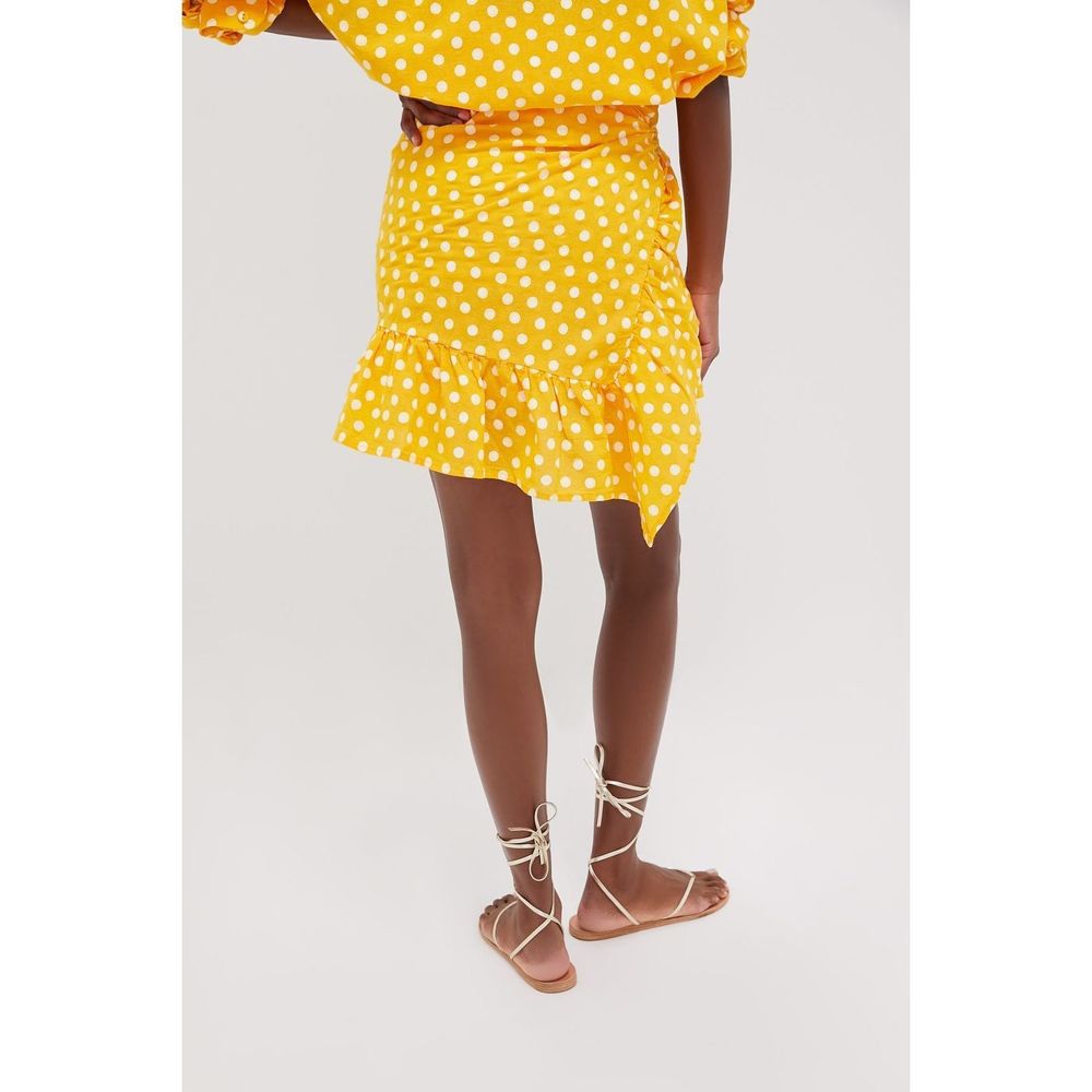Lemonade Short Ruffle Power Pareo - Picture 4 of 6